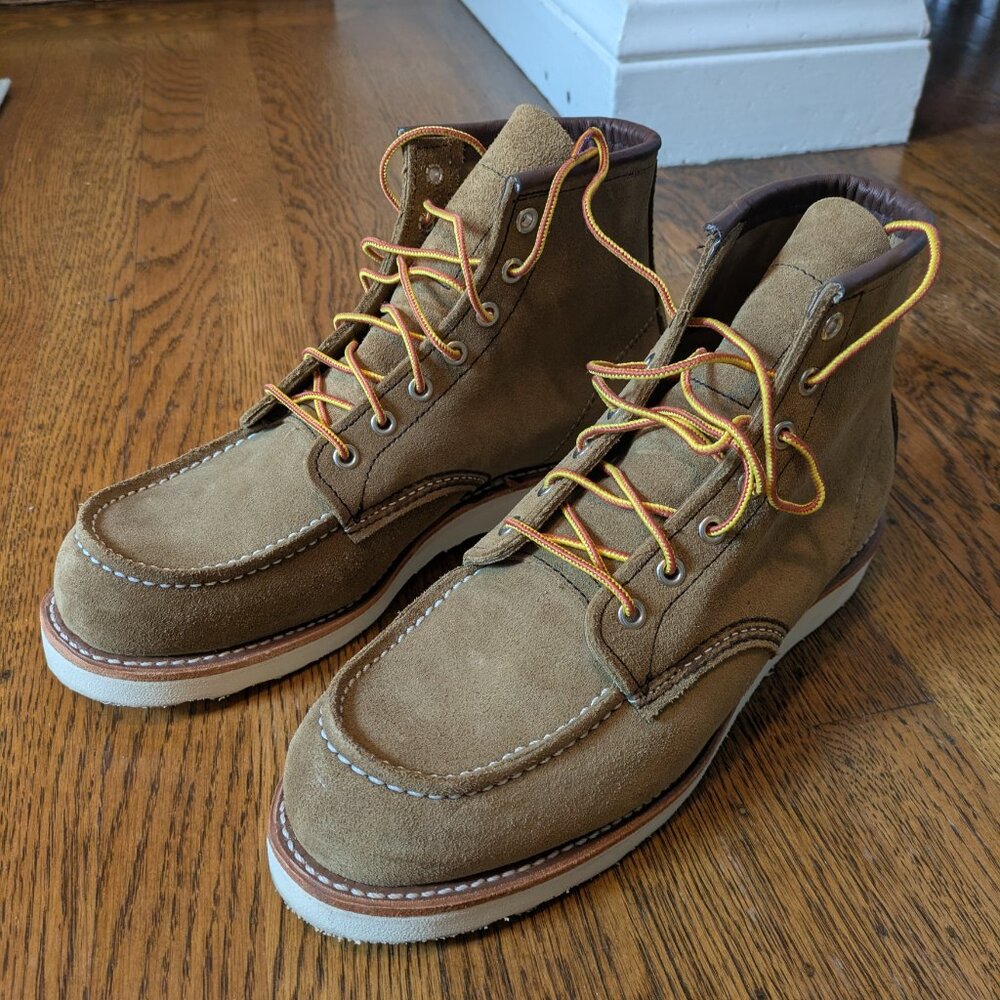 Red Wing Heritage Classic Moc Men's 6 Inch Boot in Olive Mohave Leather